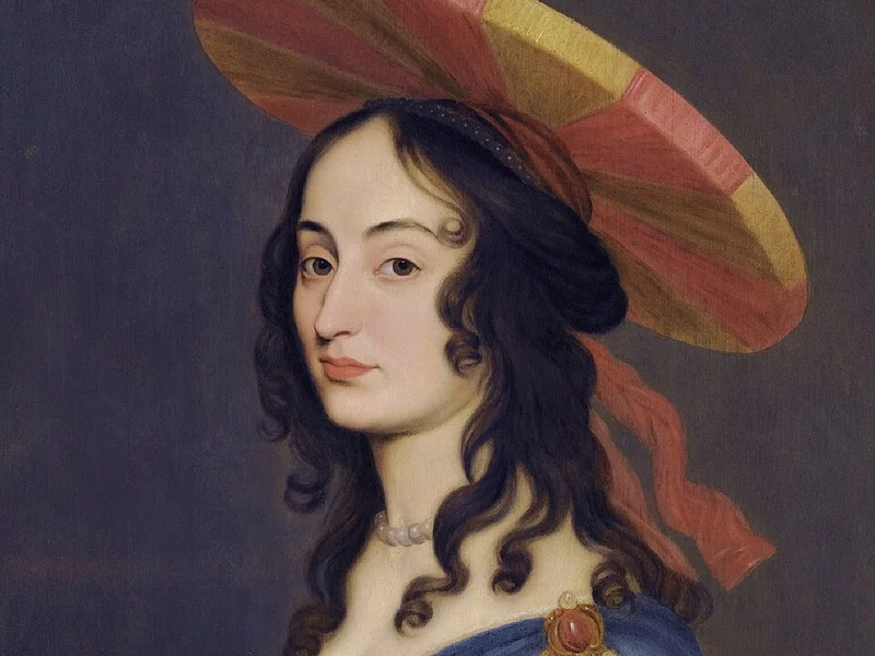 1622-Louise Hollandine of the Palatinate - Autoritratto